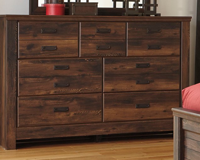 ashley furniture signature design quinden dresser 7 drawer dark brown Ashley Furniture Signature Design - Quinden Dresser - 7 Drawer - Dark Brown: Buy Online at Best Price in UAE
