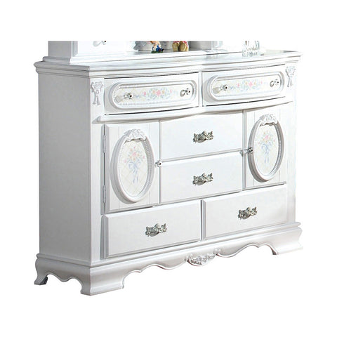 Flora White Dresser image