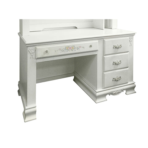 Flora White Computer Desk image