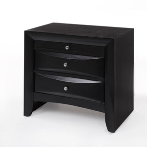 Ireland Black Nightstand