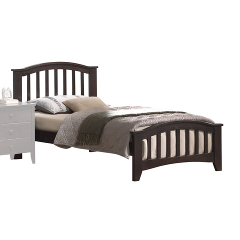 San Marino Dark Walnut Twin Bed