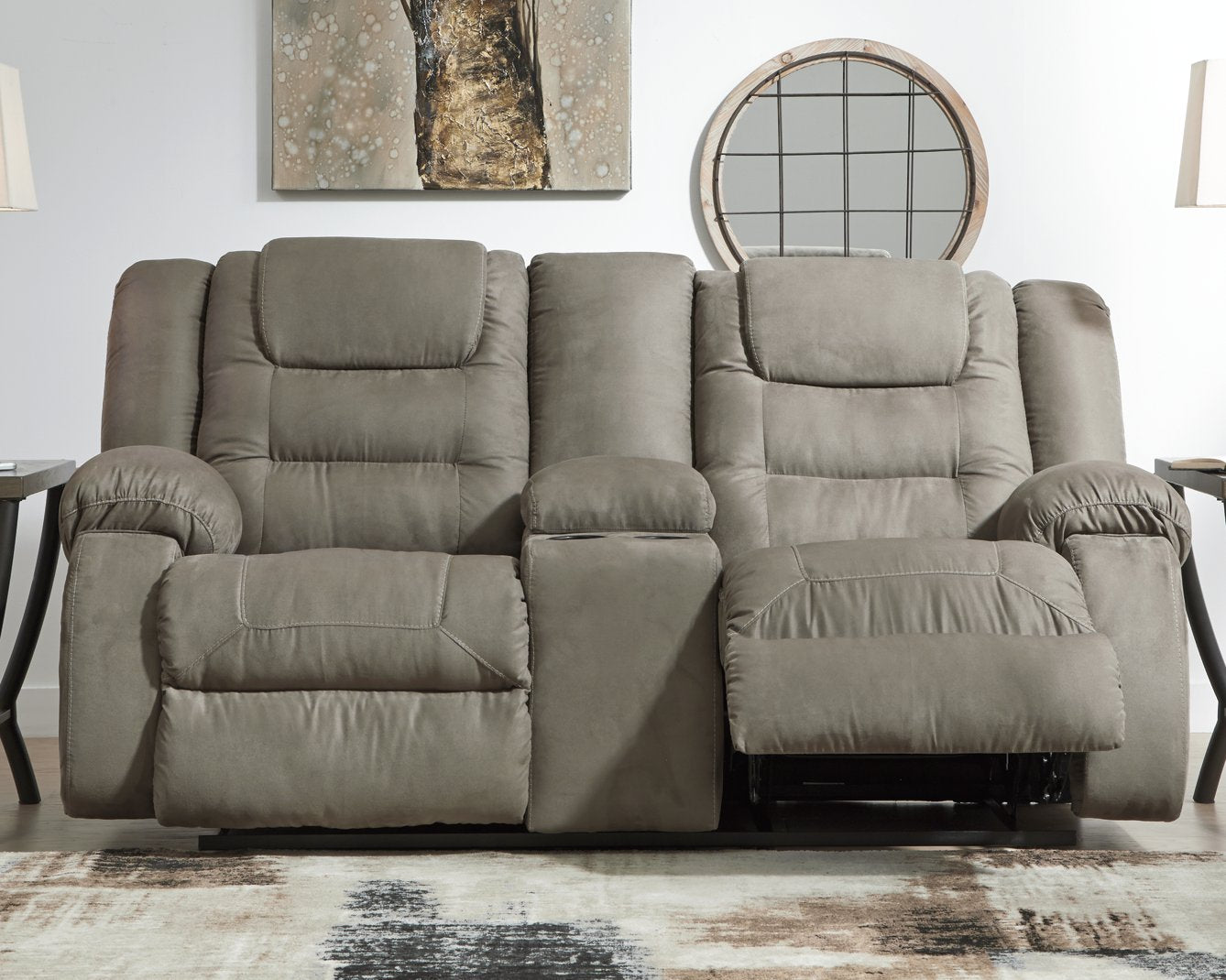 McCade Reclining Loveseat with Console image