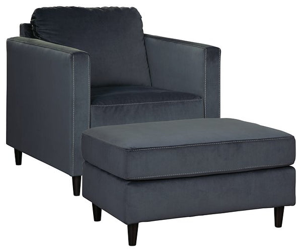 Kennewick Chair & Ottoman Set