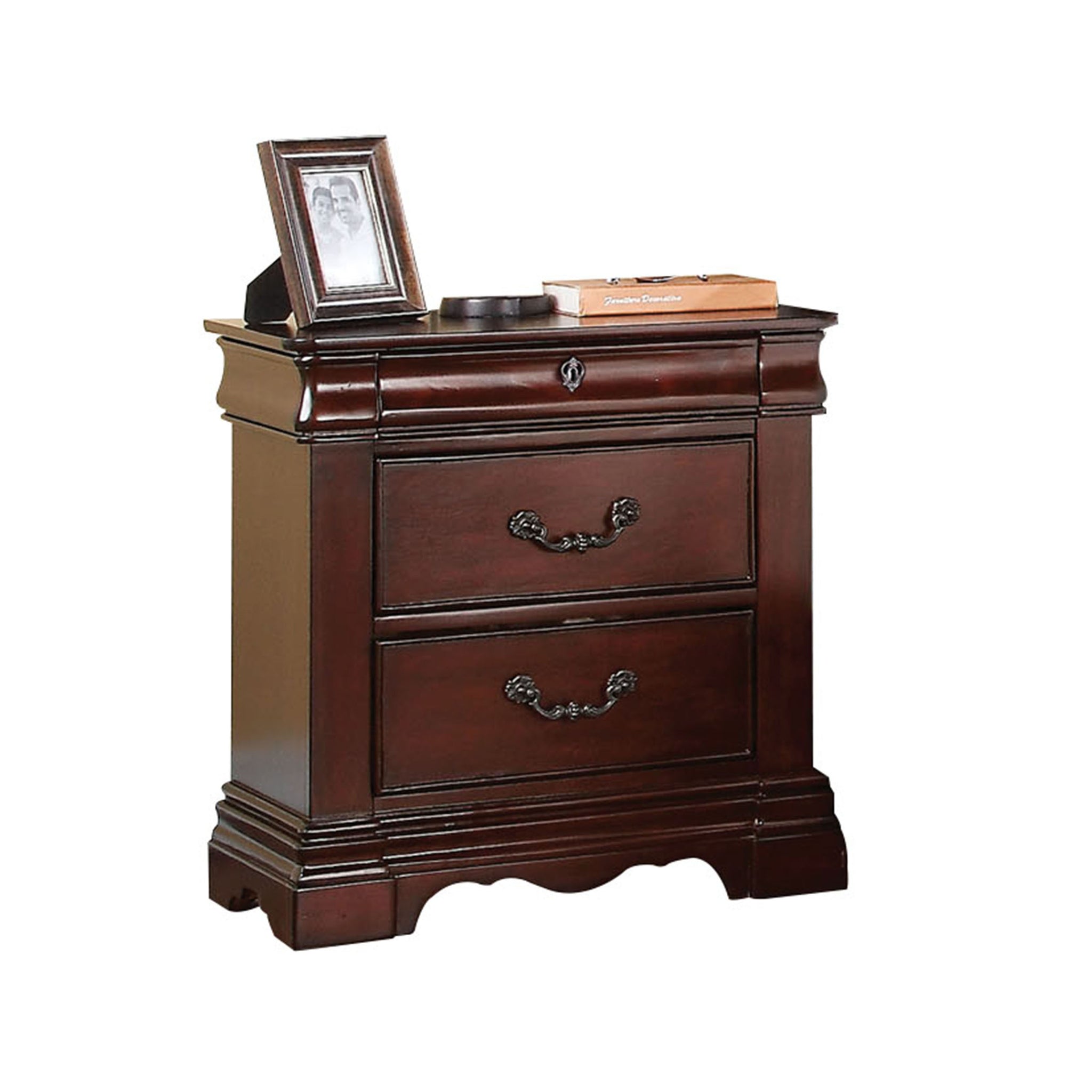 Estrella Dark Cherry Nightstand