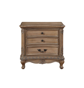 Teagan Oak Nightstand (Wood Top)