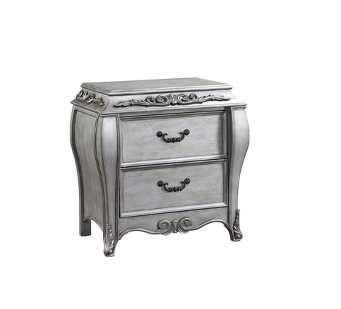 Leonora Vintage Platinum Nightstand