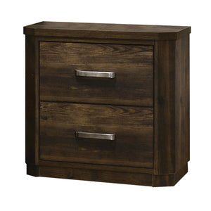 Elettra Rustic Walnut Nightstand