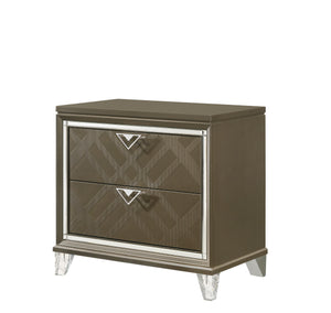 Skylar Dark Champagne Nightstand