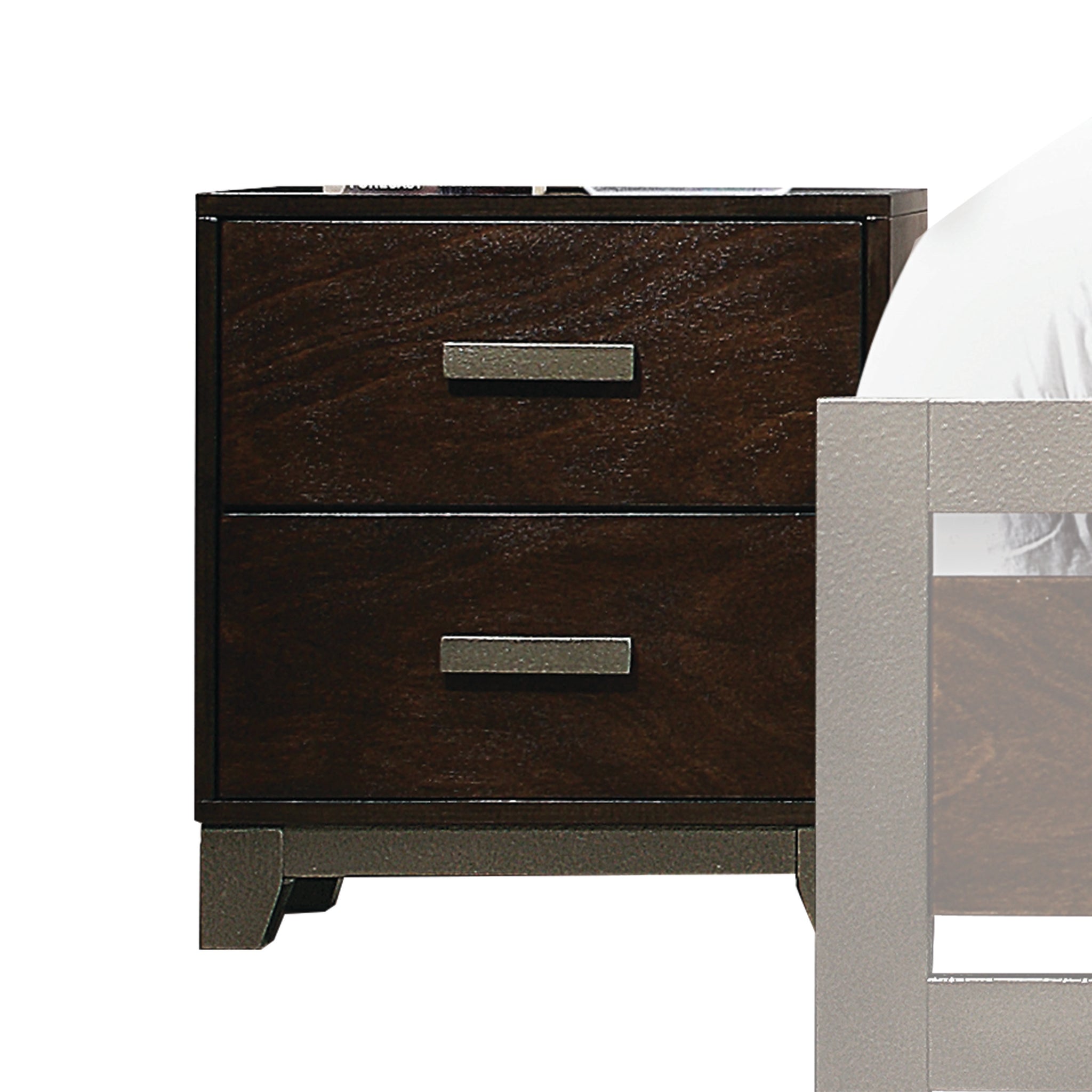 Charleen Walnut Nightstand