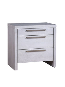 Aromas White Oak Nightstand (3 Drw)