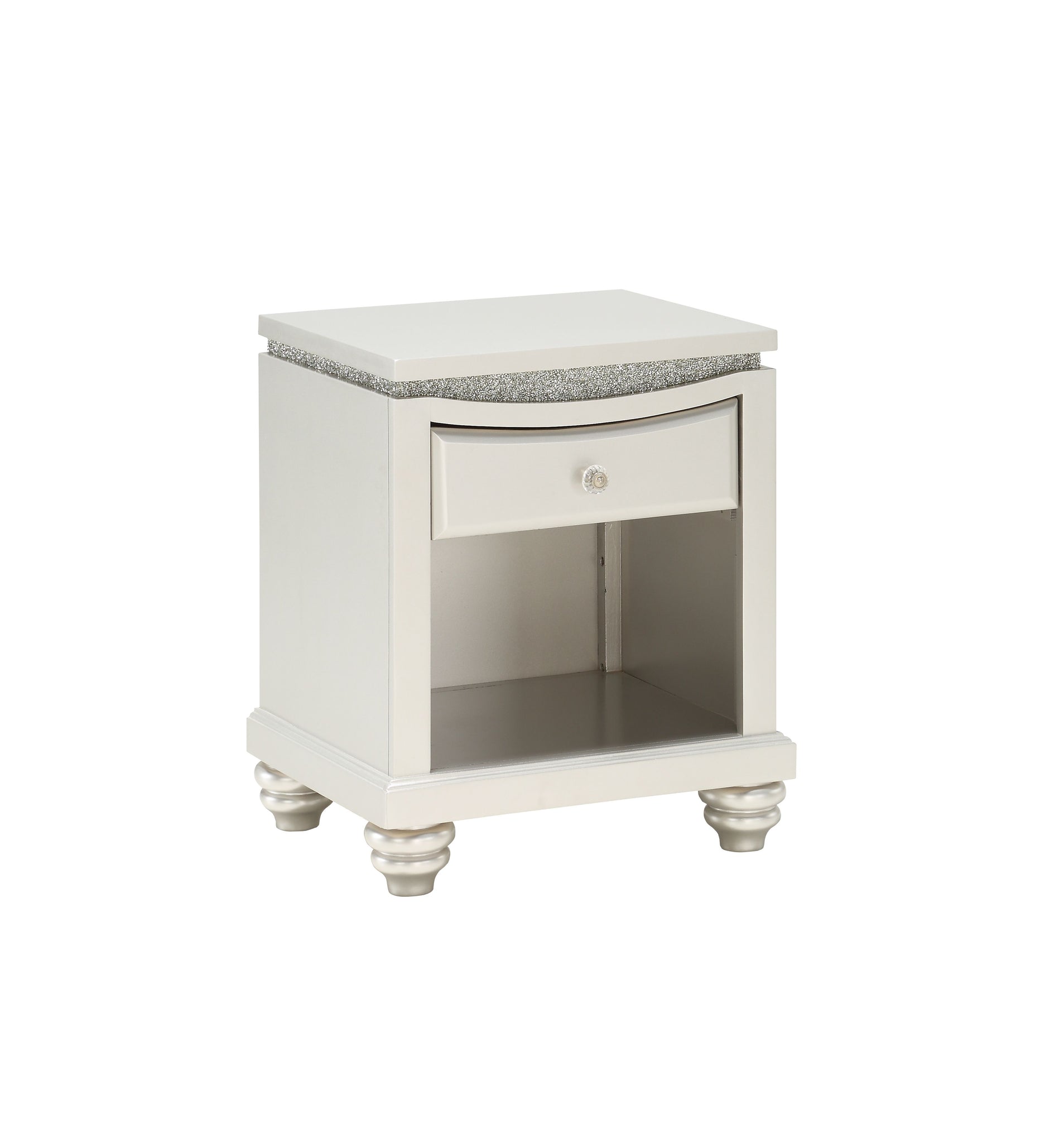 Maverick Platinum Nightstand w/1 Drw