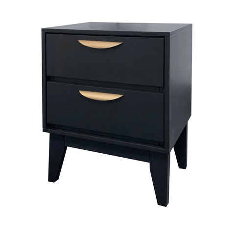 Courtney Midnight Blue Nightstand w/2 Drw