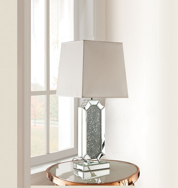 Noralie Mirrored & Faux Diamonds Table Lamp image