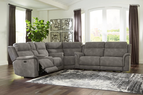 Next-Gen DuraPella 3-Piece Power Reclining Sectional image