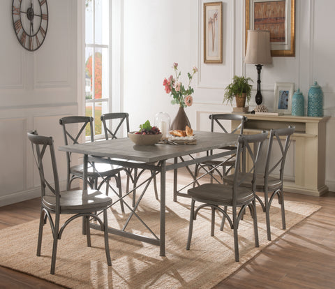 Kaelyn II Gray Oak & Sandy Gray Dining Table