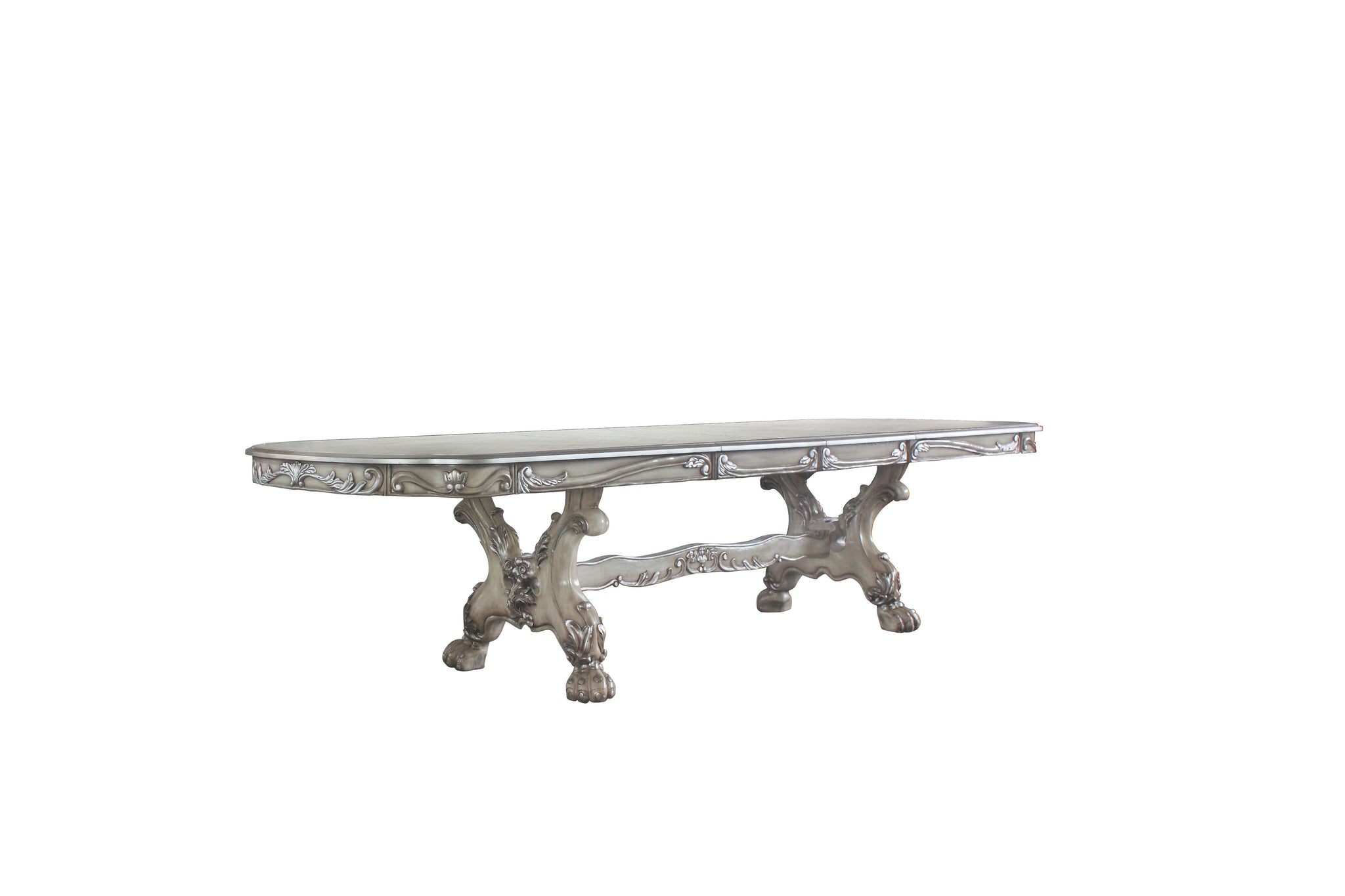 Dresden Vintage Bone White Dining Table (108"L)