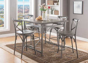 Kaelyn II Gray Oak & Sandy Gray Counter Height Table