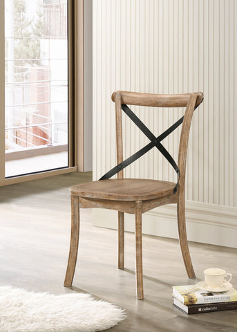 Kendric Rustic Oak Side Chair image