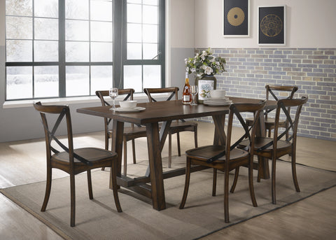 Kaelyn Dark Oak Dining Table