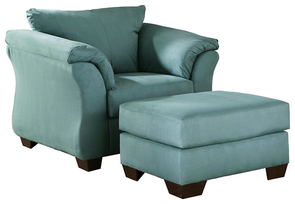 Darcy Chair & Ottoman Set