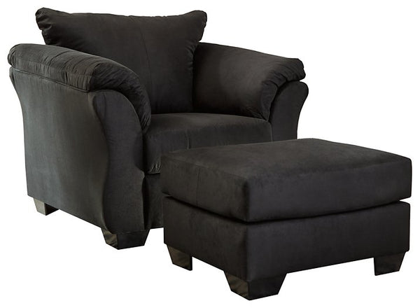 Darcy Chair & Ottoman Set