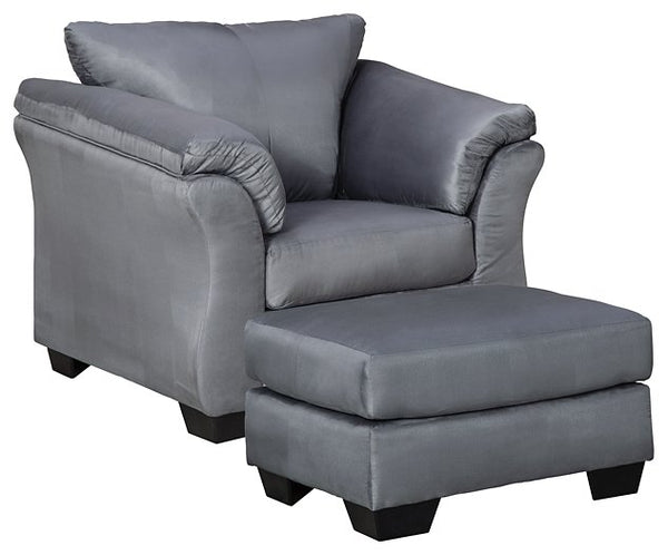 Darcy Chair & Ottoman Set