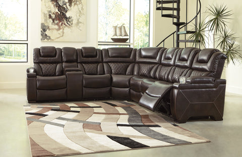 Warnerton 3-Piece Power Reclining Sectional image