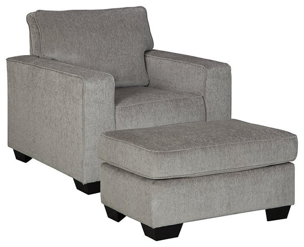 Altari Signature Design 2-Piece Chair & Ottoman Set