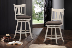 Tabib Fabric & White Counter Height Chair image