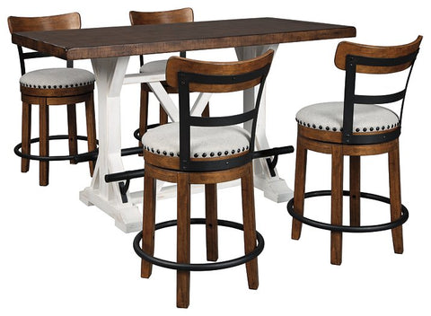 Valebeck 5-Piece Counter Height Dining Room Set image