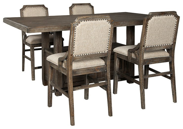 Wyndahl 5-Piece Counter Height Dining Room Set image