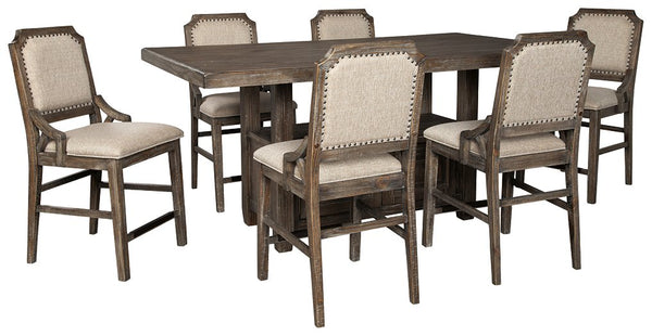 Wyndahl 7-Piece Counter Height Dining Room Set