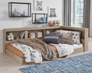 Oliah Twin Bookcase Storage Bed image