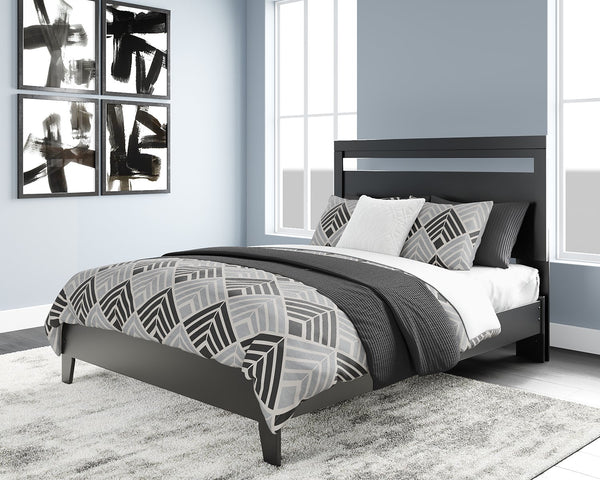 Flannia Panel Platform Bed