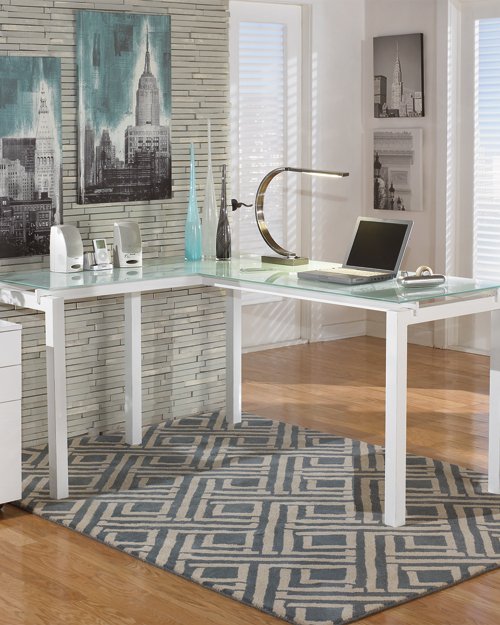 Baraga Home Office L-Desk image