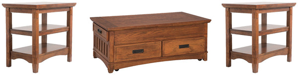 Cross Island 3-Piece Occasional Table Set